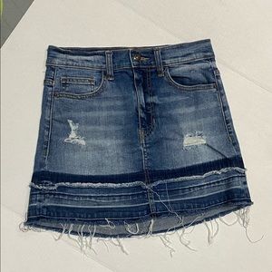 Denim mini skirt Sneak Peak S